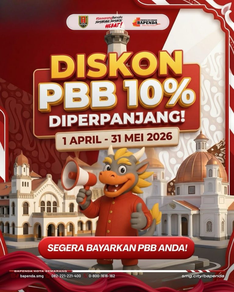 KABAR GEMBIRA, DISKON PBB 10 diperpanja